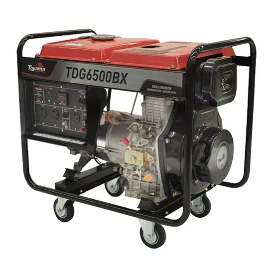 Toyama TDG4000BX Owner's Manual