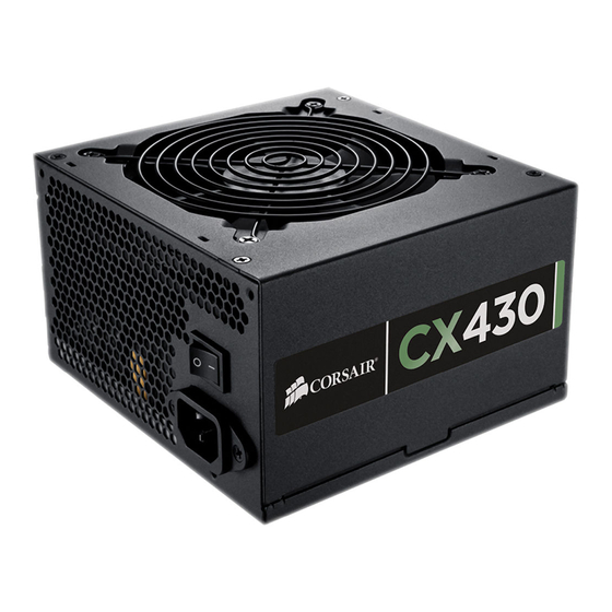 Corsair BUILDER CX400 Manual