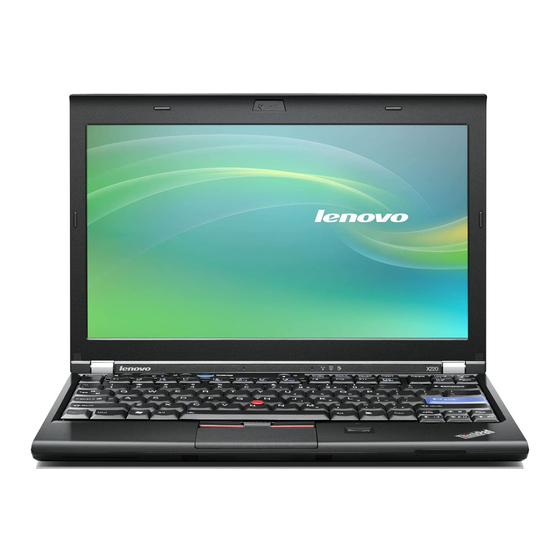Lenovo ThinkPad X220 User Manual