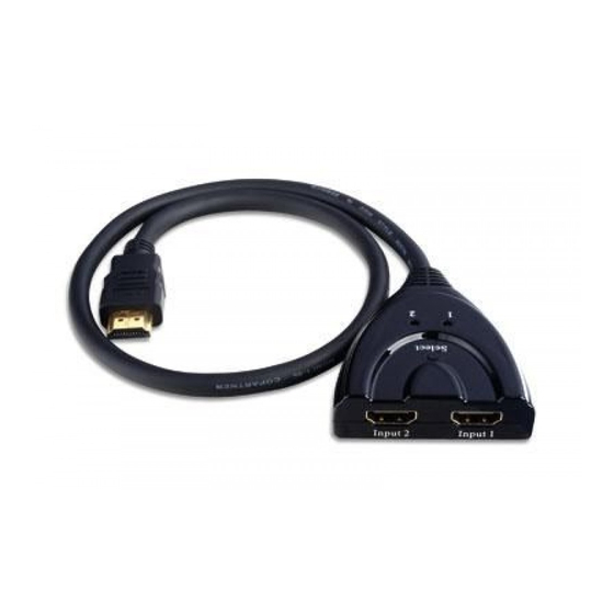 Techly IDATA HDMI-21D HDMI Switch Manuals