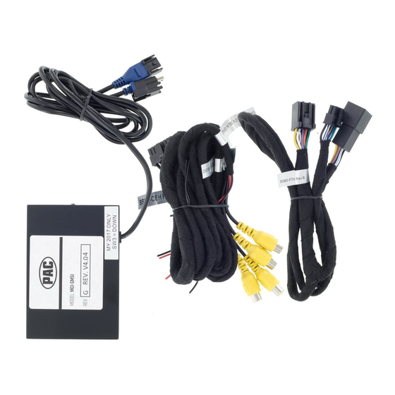 PAC MCI-GM51 Manual
