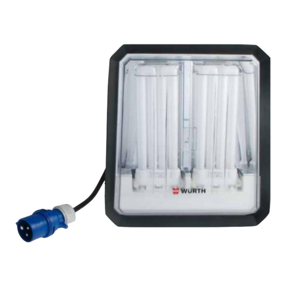 Würth 0981 1 Series LED Wide-Area Light Manuals