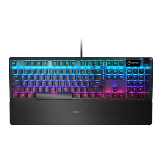 SteelSeries APEX 5 FR Product Information Manual