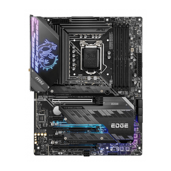 MSI Z590 Manual