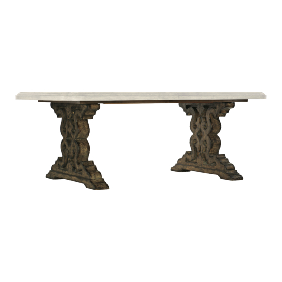Hooker Furniture Le Vieux 6960-75200B-87 Assembly Instruction