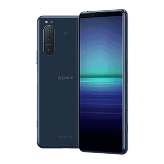 Sony XQ-AS62 Help Manual