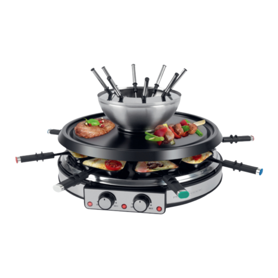 Profi Cook PC-RG/FD 1245 Instruction Manual