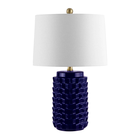 Safavieh Lighting WELDON TBL4275B Manual