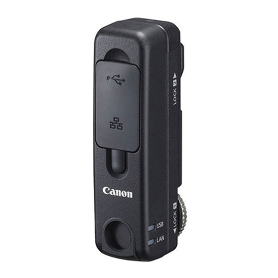 Canon Wireless File Transmitter WFT-E2 II A Manuals