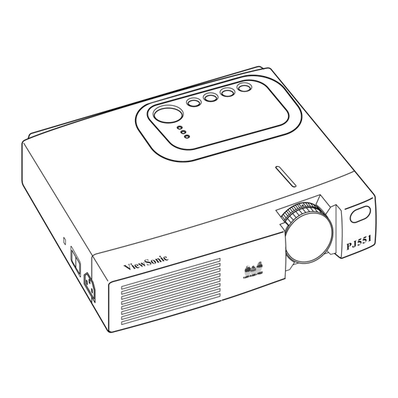 ViewSonic PJ500-2 User Manual