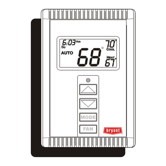 Bryant TSTATBBPRF01-B Owner's Manual