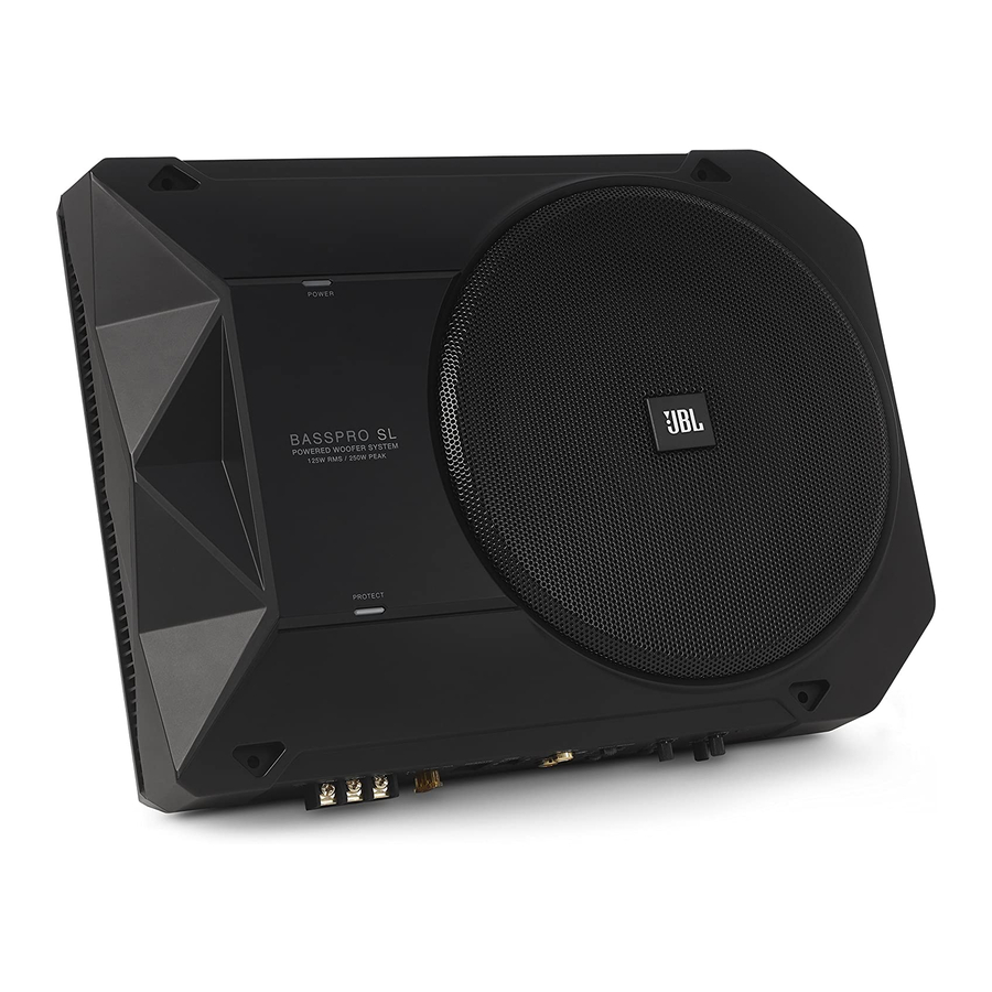 Harman JBL BassPro User Manual