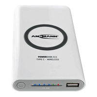 ANSMANN POWERBANK 8.0 WIRELESS Manual