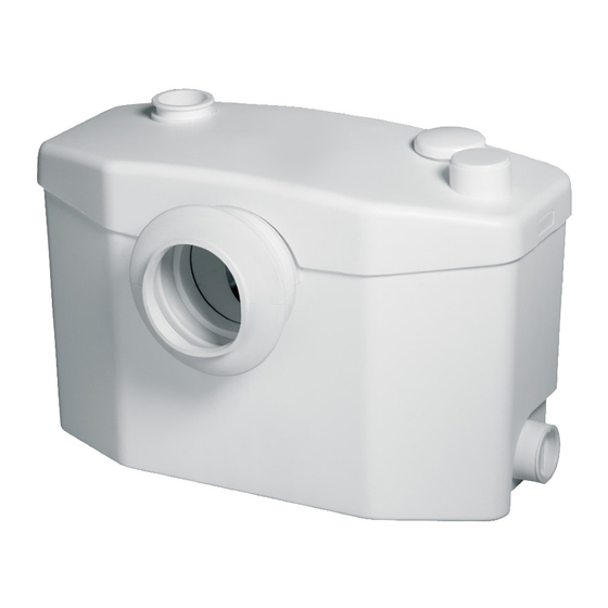 SFA SANIPRO XR Installation Instructions Manual