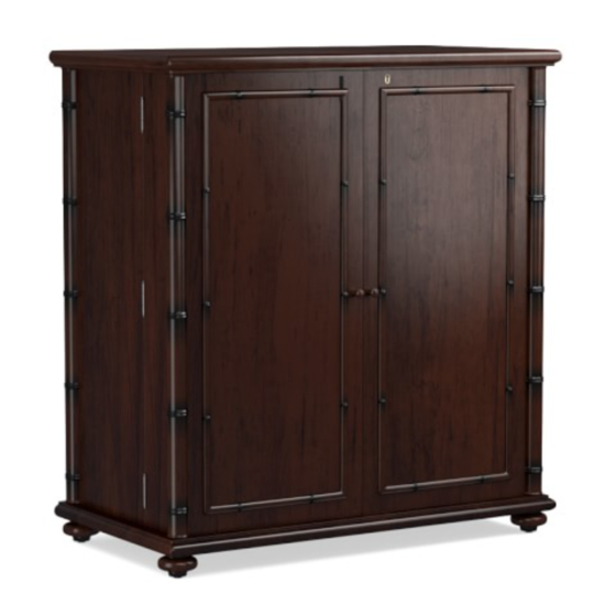 Williams-Sonoma HAMPSTEAD BAR CABINET WOOD TOP Assembly Instructions