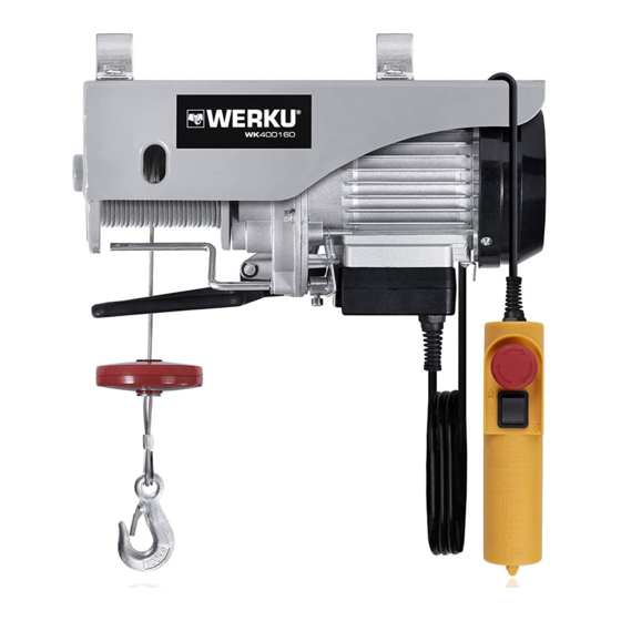 WERKU WK400160 Original Instructions Manual