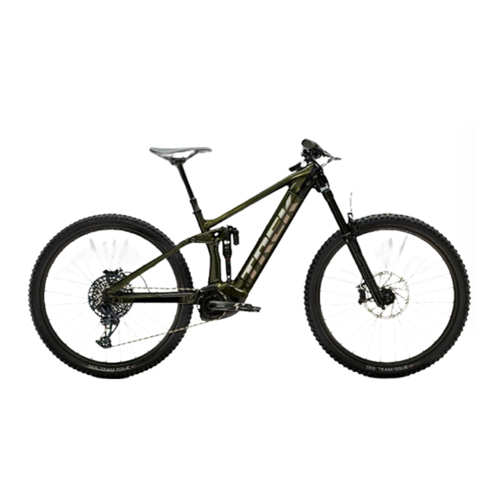Trek Carbon Rail 9.8 Gen 3 2022 Service Manual Supplement