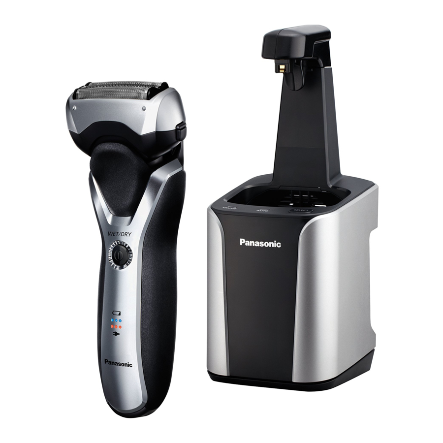 Panasonic ES-RT97 - Rechargeable Shaver Manual