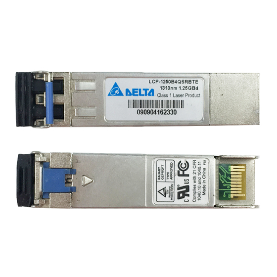 Delta Electronics Network Device LCP-1250 Specification
