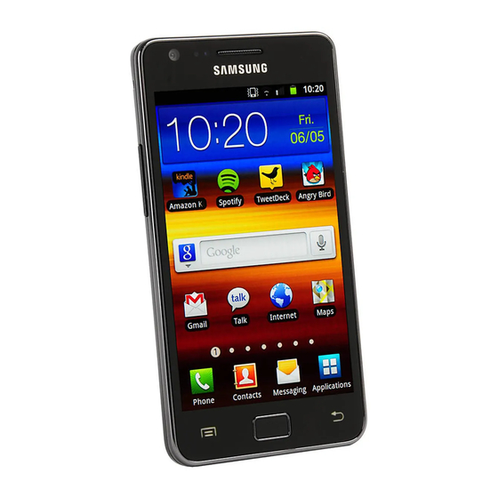 Samsung Galaxy s2 Manual For Use
