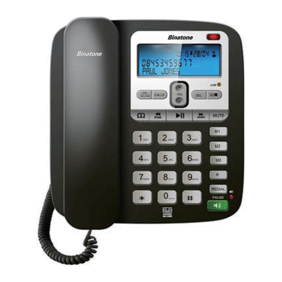 Binatone Acura 3000 Call Blocker User Manual