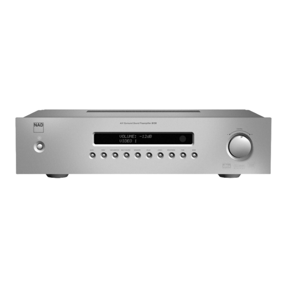 NAD S170 Owner's Manual
