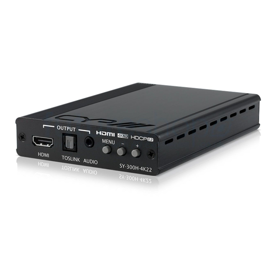 CYP SY-300H-4K22 Operating Manual