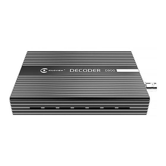 Kiloview D300 User Manual