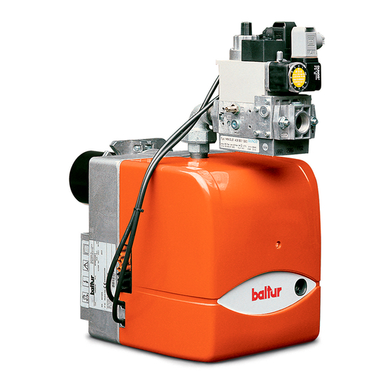 baltur BTG 3,6 Instructions Manual