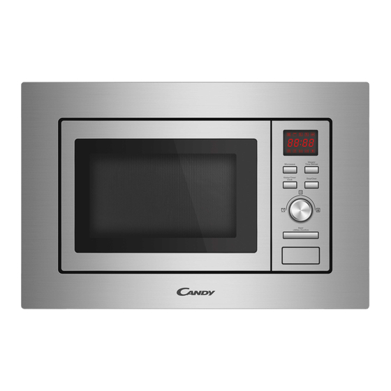 Candy MIS1730X Built-in Microwave Oven Manuals