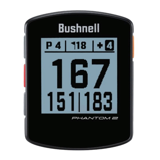 Bushnell GOLF PHANTOM 2 User Manual