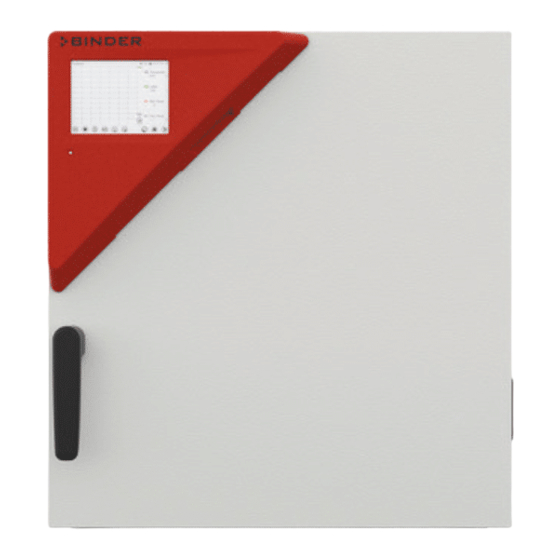 Binder M 56 Operating Manual