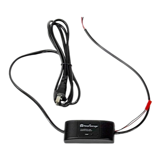 Nexx Garage NXG-100 Installation Manual