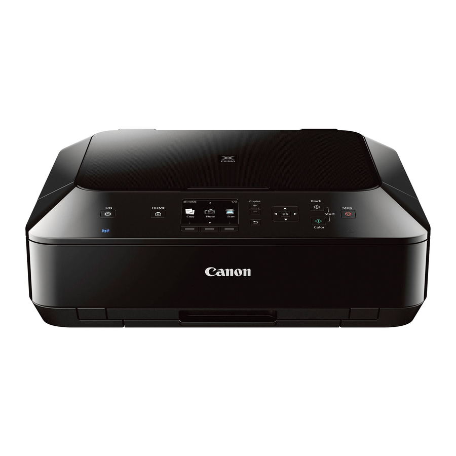 Canon PIXMA MG5420 Series Getting Started Manual