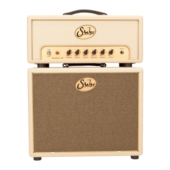 Suhr Badger 18 User Manual