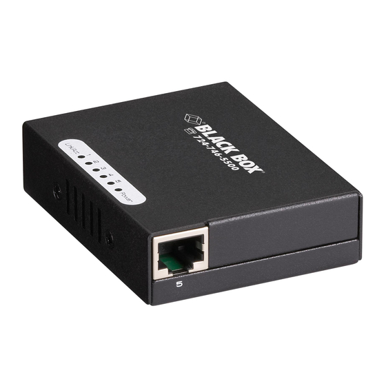 Black Box LBS005A User Manual