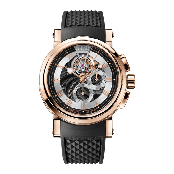 Breguet 5837 Instructions For Use Manual
