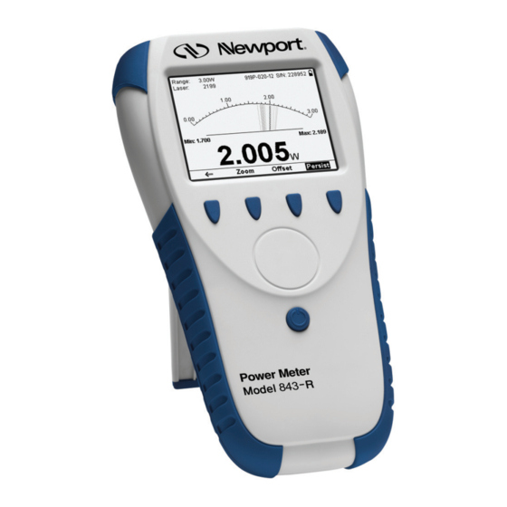 Newport 843-R Quick Reference