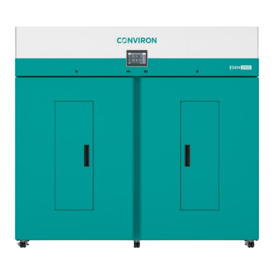 Conviron GEN2000 Operator's Manual