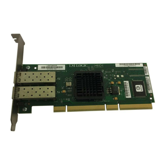 LSI LSI7202XP-LC Quick Hardware Setup Manual