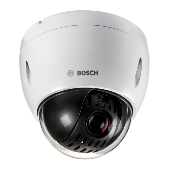 Bosch AUTODOME IP 4000i NDP-45A2-Z12C User Manual