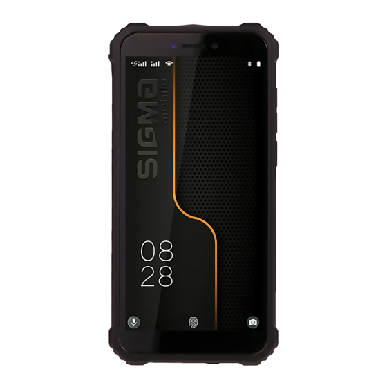 Sigma mobile X-TREME PQ38 Manual