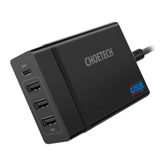 Choetech PD72-1C3U User Manual