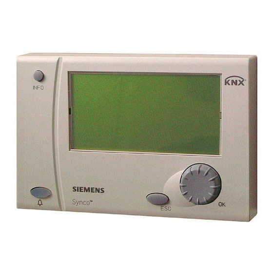 Siemens RMZ791 Mounting Instructions