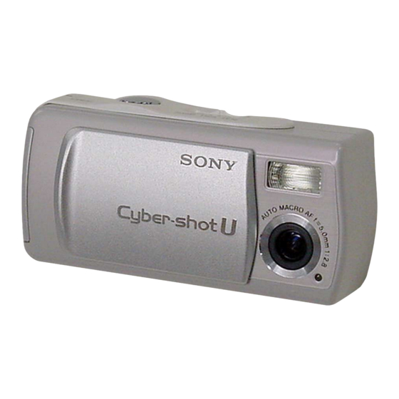 Sony DSC-U10 Service Manual