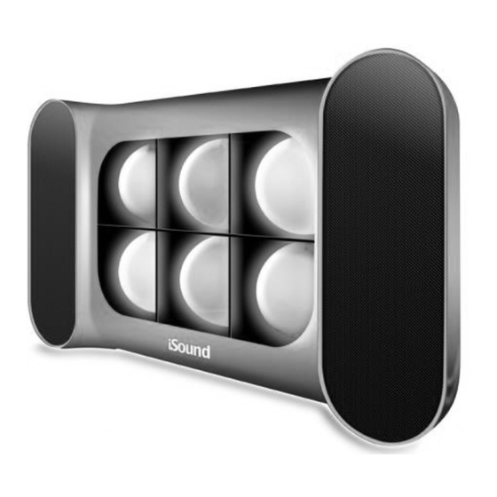 ISOUND iGlowSound 5248 Speaker System Manuals