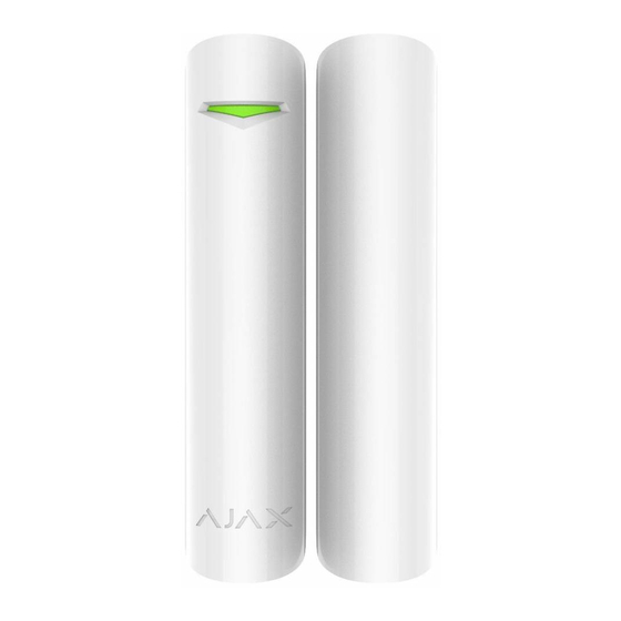 AJAX DoorProtect Plus User Manual