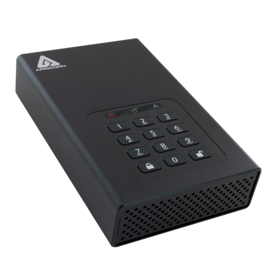 Aegis Padlock DT Quick Start Manual