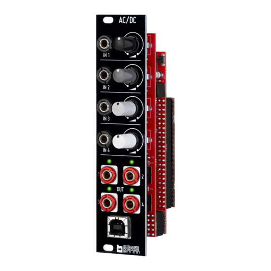 Befaco Rebel Technology AC/DC User Manual