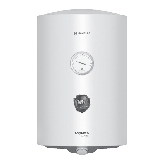 Havells Monza DX 100 L Operating Instructions Manual